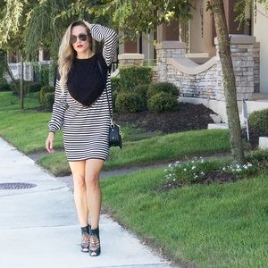 Bebe striped dress